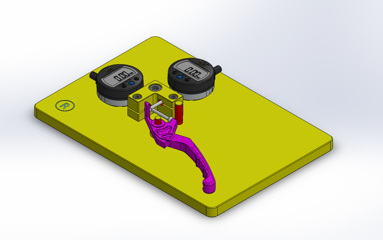夹具拨盘检查杆制动系统